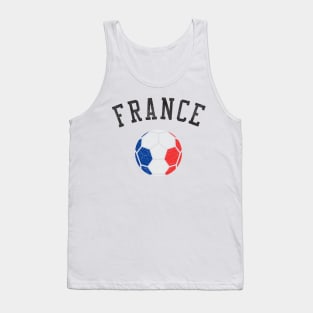 France Soccer Team Heritage Flag Tank Top